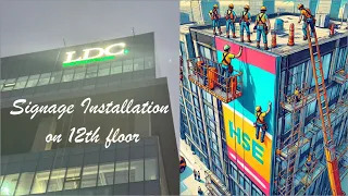 LED Signage Installation